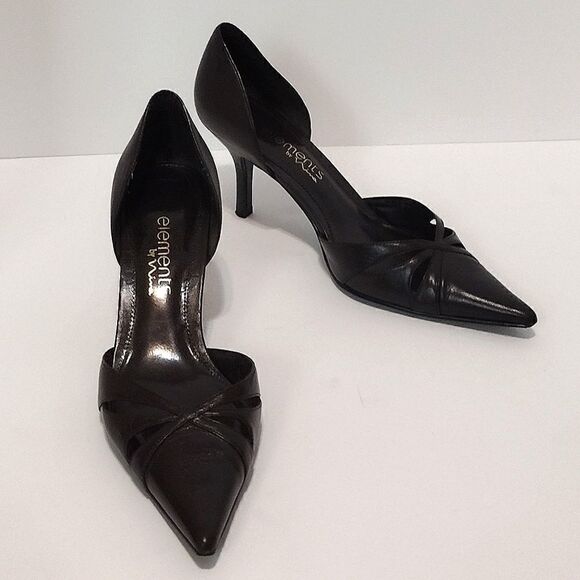 Elements by Nina Women's Shoe Size 8.5M Genuine Leather Upper Formal Heels - Picture 1 of 11